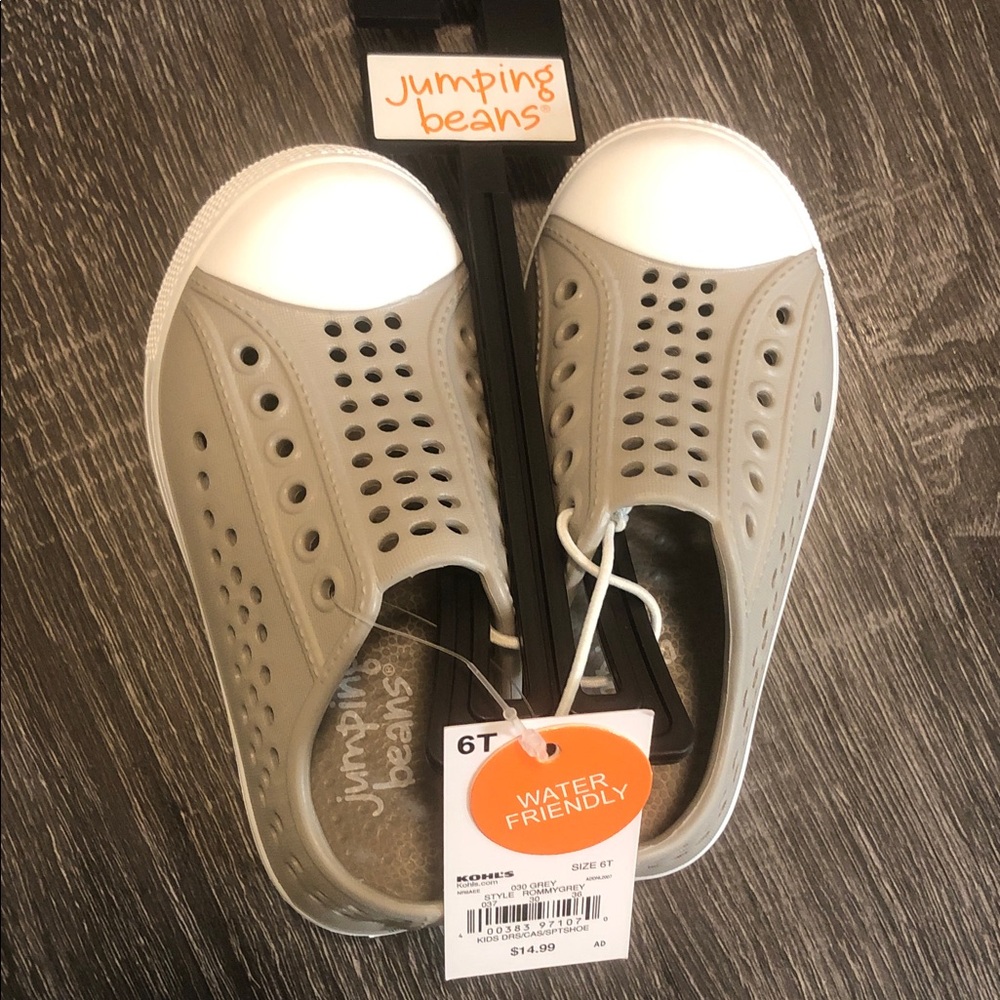 Jumping Beans Kids Gray Water Shoes